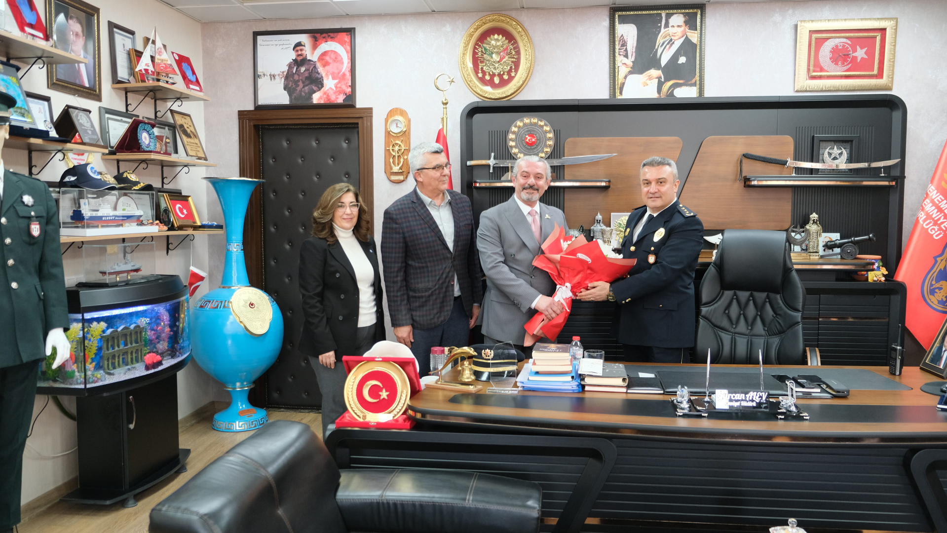TÜRK POLİS TEŞKİLATI’NIN 181. YIL DÖNÜMÜ VESİLESİYLE MAKAM ZİYARETLERİ