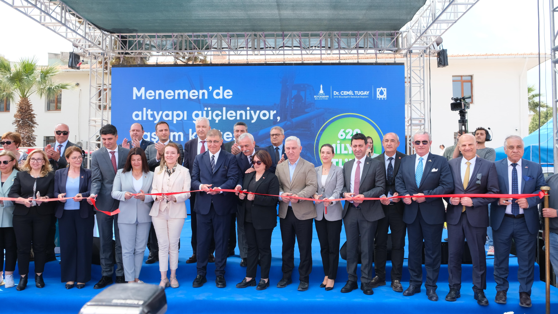 MENTO, BÜYÜKŞEHİR BELEDİYESİ ALTYAPI YATIRIMININ AÇILIŞ TÖRENİNDE YER ALDI