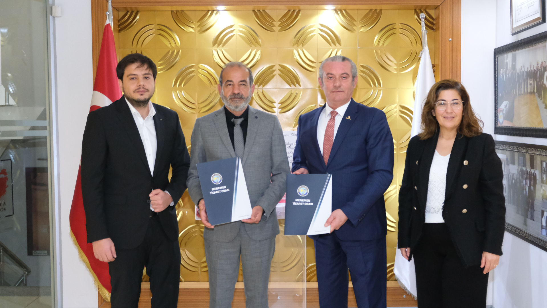 Menemen Ticaret Odası ve Atacan Ege İş Sağlığı ve İş Güvenliği Eğitim Danışmanlık Mühendislik Ticaret Limited Şirketi Protokol İmzaladı