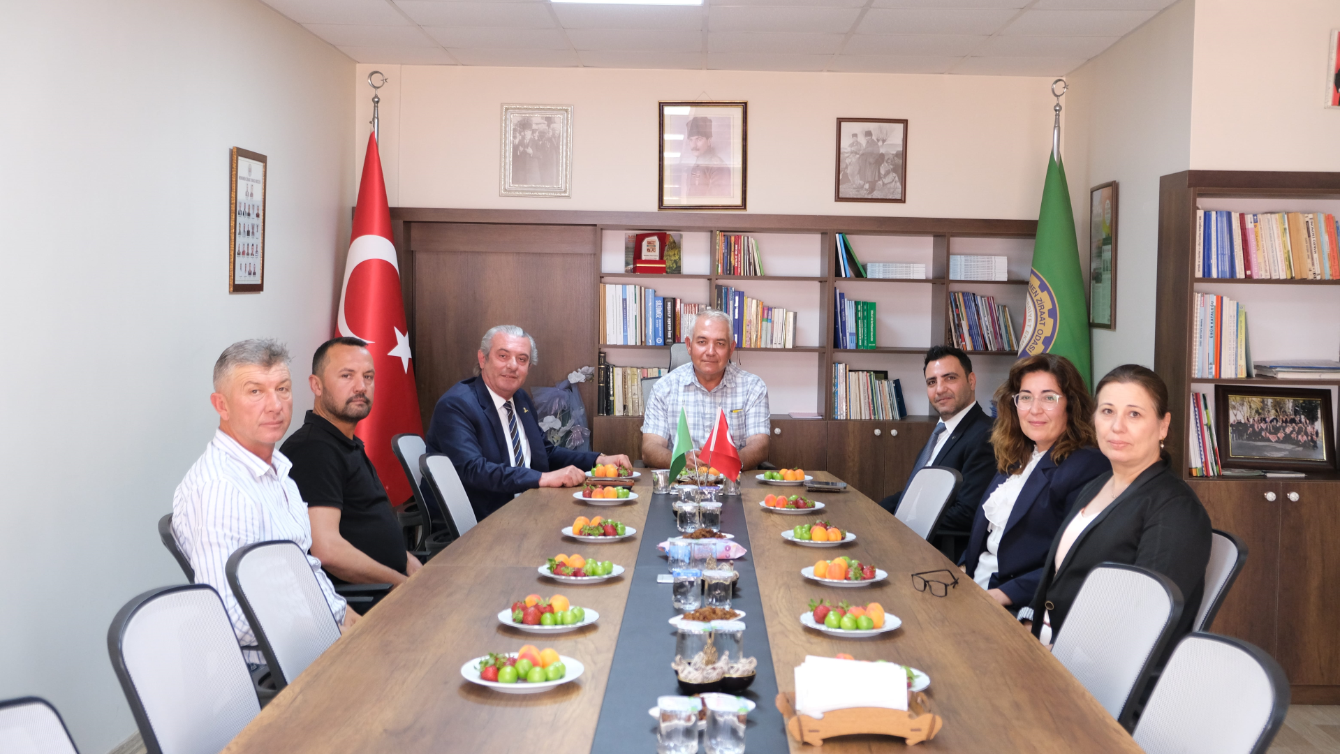 MENTO, MENEMEN ZİRAAT ODASINI ZİYARETTE BULUNDU.