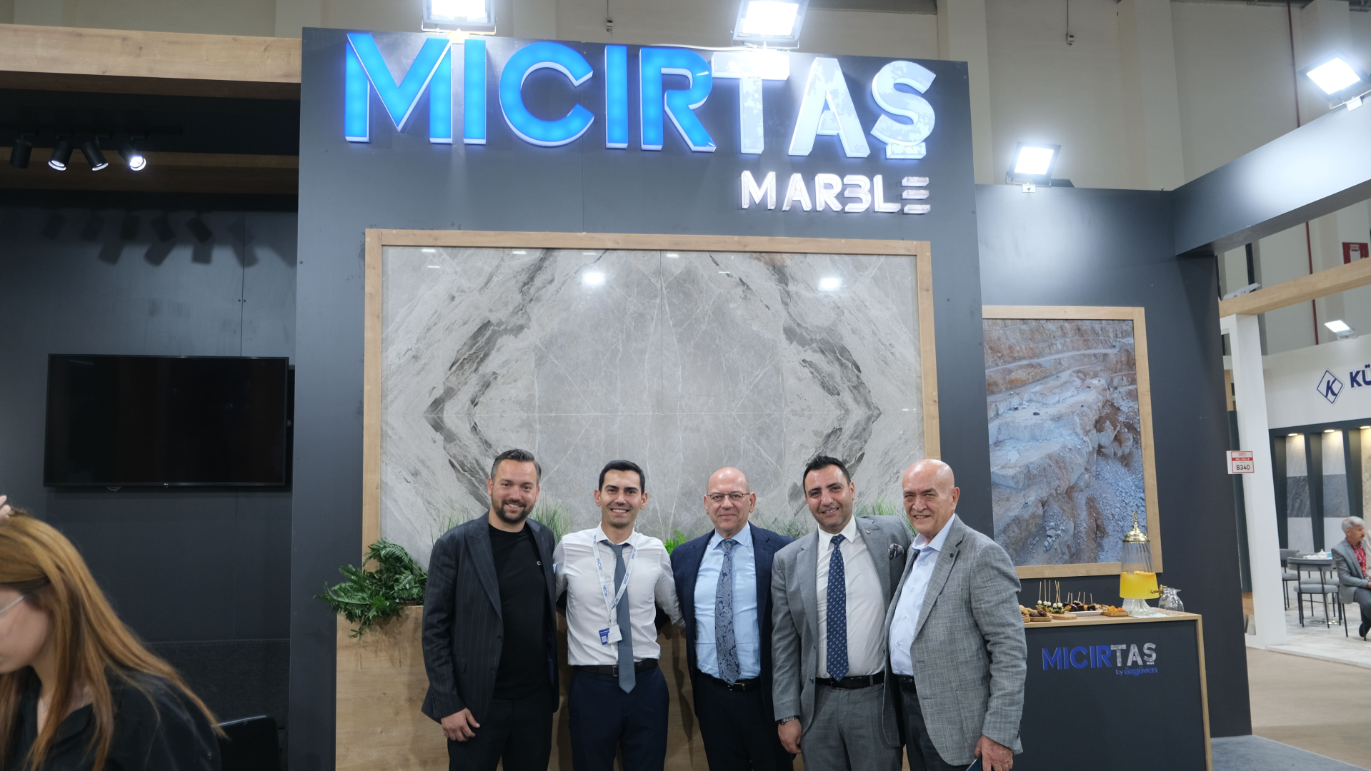 MENTO, MARBLE İZMİR Uluslararası Doğaltaş ve Teknolojileri Fuarı'na katılım sağladı.